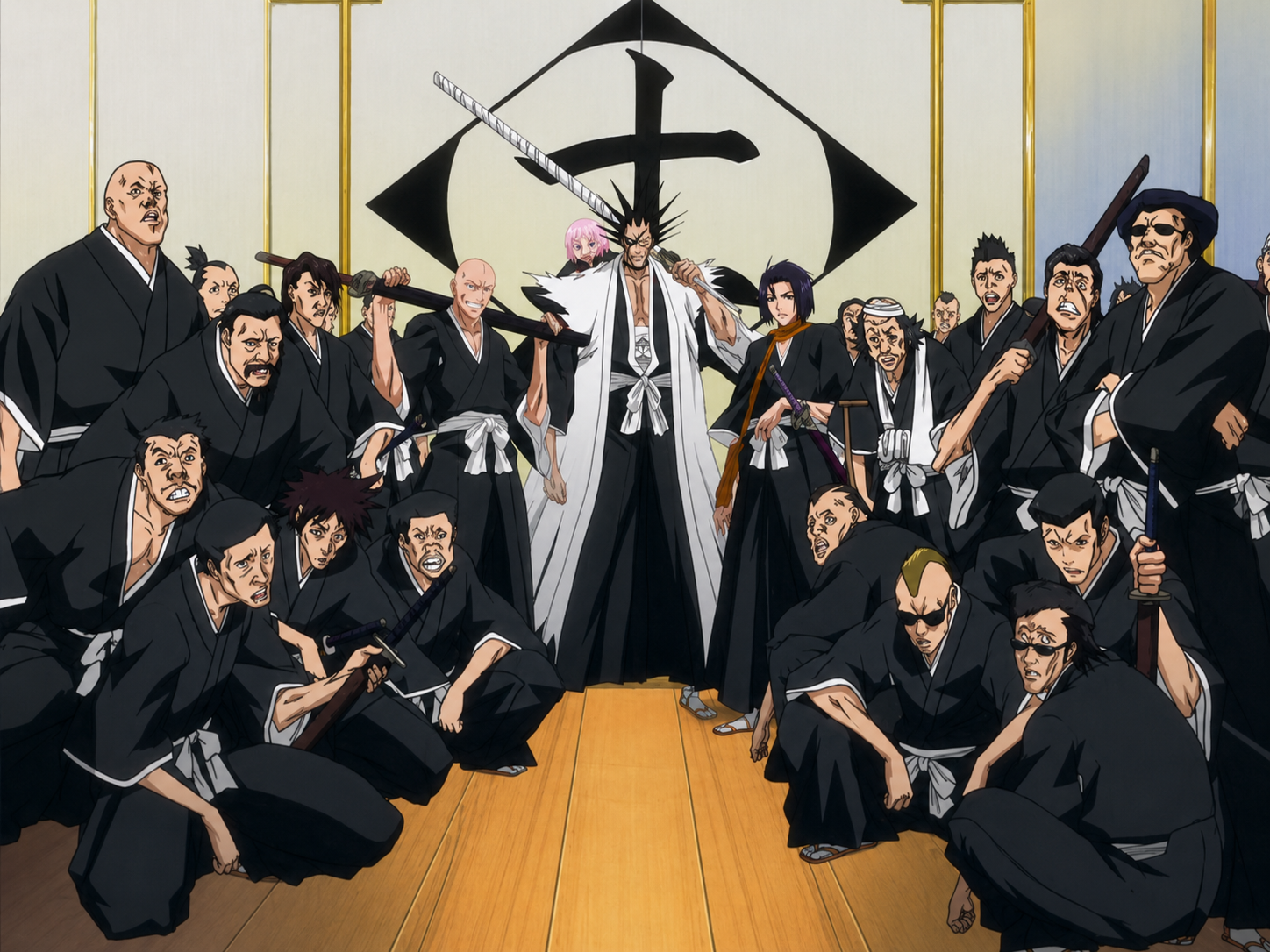 Kenpachi Zaraki capitão da 11ª Divisão em Bleach
