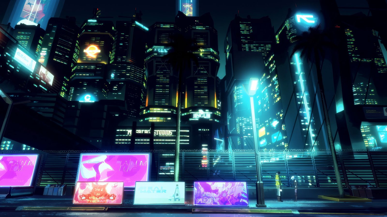 Night City em Cyberpunk Edgerunners 2